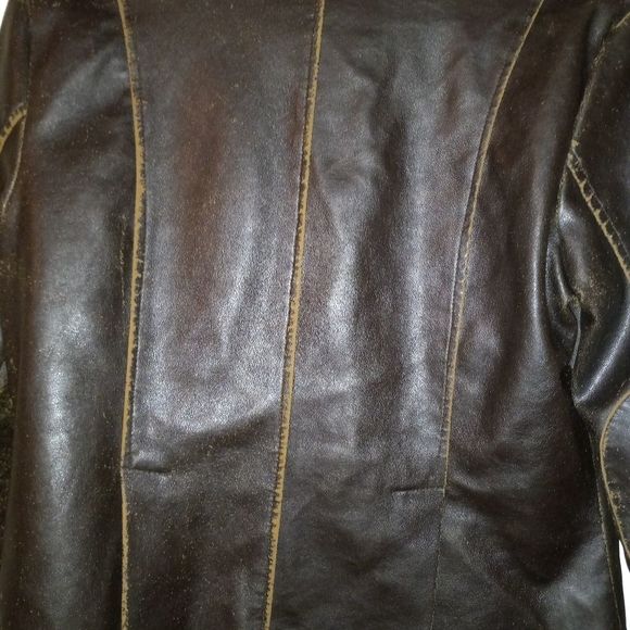 Vintage RVT CLOTHING Faux/Vegan Leather Jacket - Picture 8 of 9